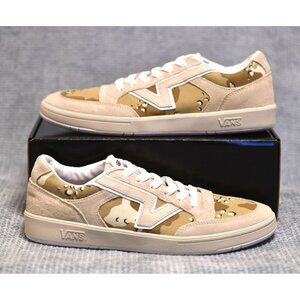 Vans Beige and White Sneakers